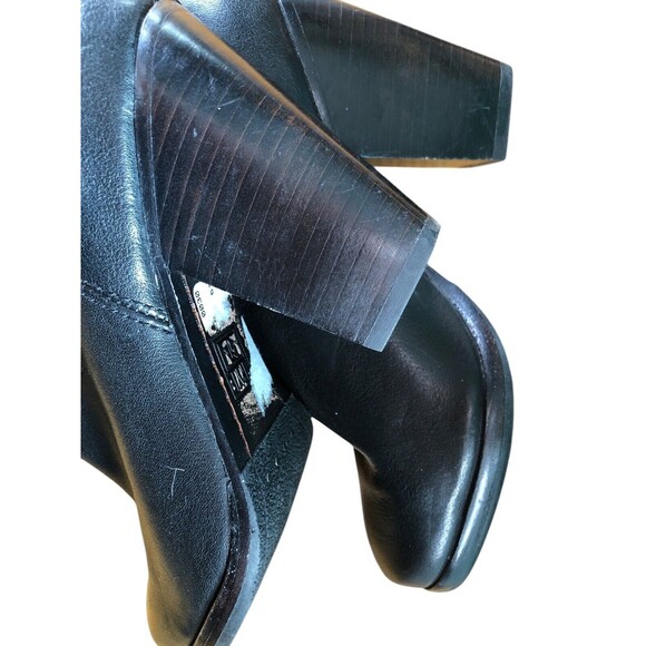 Frye Patty Artisan Zip Womens 7.5M Ankle Boots Black Leather - Picture 10 of 12